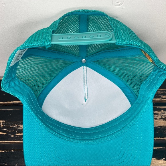 Bass Pro Shops Trucker Hat Trucker Fishing Mesh Cap Snapback Aqua Blue One Size - Picture 11 of 14